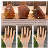 Freeform faceted red jasper ring