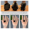Freeform faceted black onyx ring