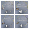 Smoky & crystal clusters choker