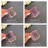 Amethyst rectangle cuff bracelet