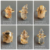 Fancy garden quartz ringa
