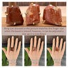 Freeform faceted red jasper ring