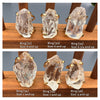 Medium raw crystal gem ring