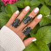 Black tourmaline ring