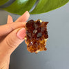 Druzy citrine cluster cocktail ring
