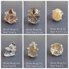 Fancy garden quartz ringa