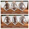 Lozenge crystal quartz ring