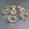 Crystal heart ring