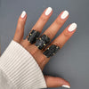Black tourmaline ring