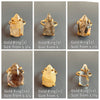 Fancy garden quartz ringa