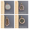 Medium amethyst stalactite pendant