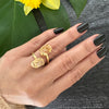 Duo citrine ring
