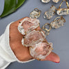 Large raw crystal gem ring