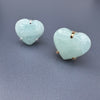Aquamarine heart ring
