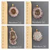 Medium amethyst stalactite pendant