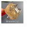 Freeform faceted citrine cuff bracelet