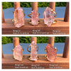 Lithium lemurian crystal point ring