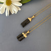 Black tourmaline protection pendant