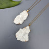 Extra-large crystal cluster pendant