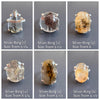 Fancy garden quartz ringa
