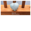 Paraiba blue quartz heart ring