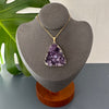 Druzy amethyst pendant