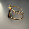 Hematite rectangle cuff bracelet