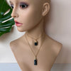 Black tourmaline protection pendant