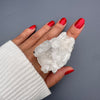 Oversized statement crystal cluster ring