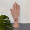 Raw amethyst cuff bracelet