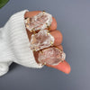 Medium raw crystal gem ring