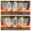 Large raw crystal gem ring