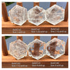 Crystal hexagon ring