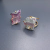 Freeform fluorite slice ring