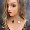 Smoky & crystal clusters choker
