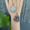 Medium amethyst stalactite pendant