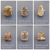 Fancy garden quartz ringa