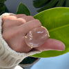Crystal oval ring