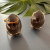 Smoky quartz marquise ring
