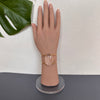 Clear crystal oval cuff bracelet