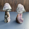Small druzy amethyst mushroom