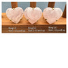Rose quartz heart ring