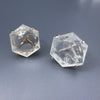 Crystal hexagon ring