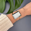 Hematite rectangle cuff bracelet