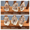 Medium raw crystal gem ring