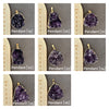 Druzy amethyst pendant
