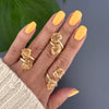 Duo citrine ring
