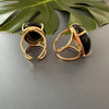 Smoky quartz oval ring