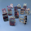 Fluorite Baguette Ring