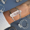 Lemurian point cuff bracelet